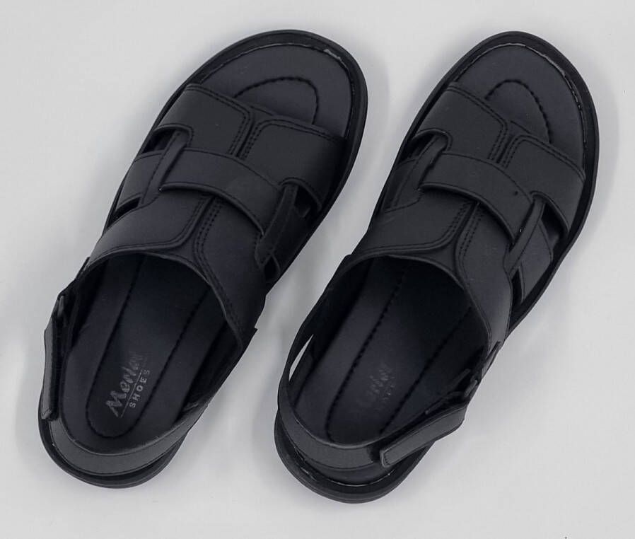 Hitman Schoenen Reewalk Sandalen Heren Mannen Sandalen Licht Gewicht Memory Foam Voetbed Zwart