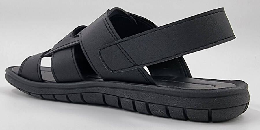 Hitman Schoenen Reewalk Sandalen Heren Mannen Sandalen Licht Gewicht Memory Foam Voetbed Zwart