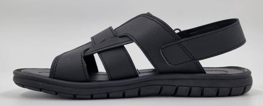 Hitman Schoenen Reewalk Sandalen Heren Mannen Sandalen Licht Gewicht Memory Foam Voetbed Zwart