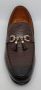 Hitman Schoenen STARLITE Heren Schoenen Heren Loafers Heren Instappers Suède Rood - Thumbnail 5