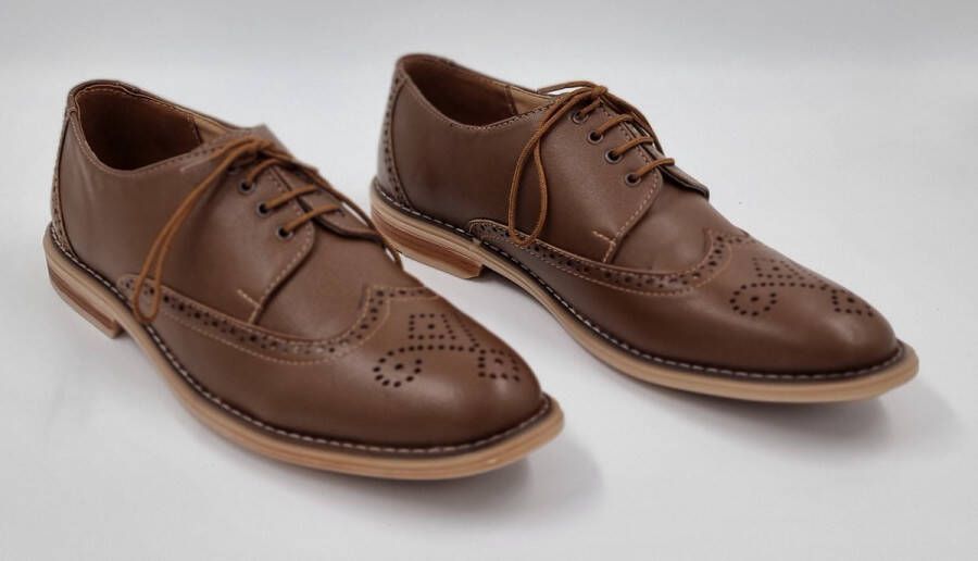 Hitman Schoenen TOMSHOES Heren Veterschoenen Heren Nette Schoenen Mustard - Foto 3
