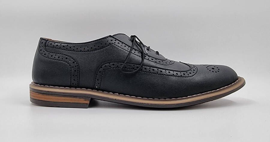 Hitman Schoenen TOMSHOES Heren Veterschoenen Heren Nette Schoenen Zwart