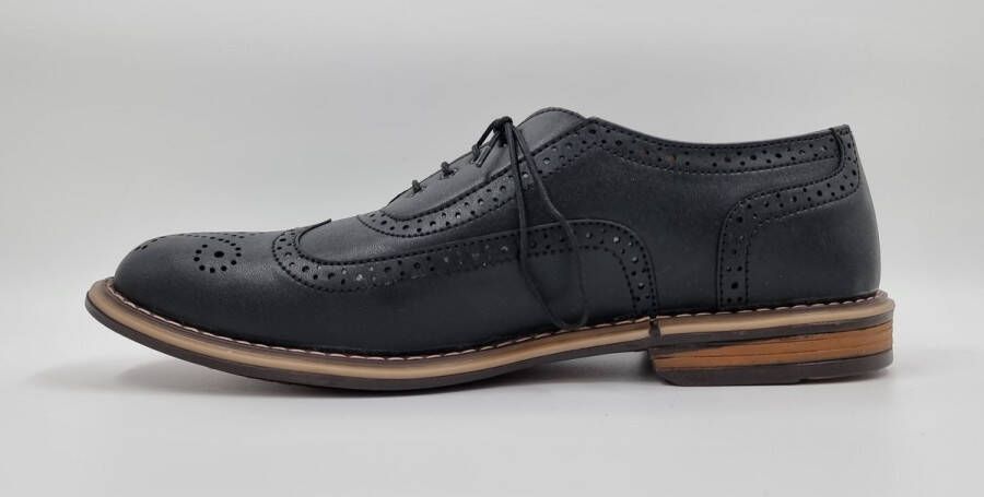 Hitman Schoenen TOMSHOES Heren Veterschoenen Heren Nette Schoenen Zwart