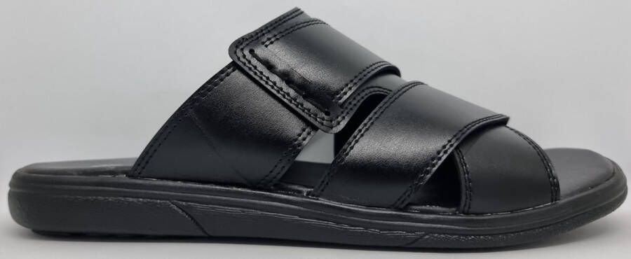 Hitman Schoenen Walking Slippers Heren Licht Gewicht Heren Slippers met een Zacht Voetbed Zwart
