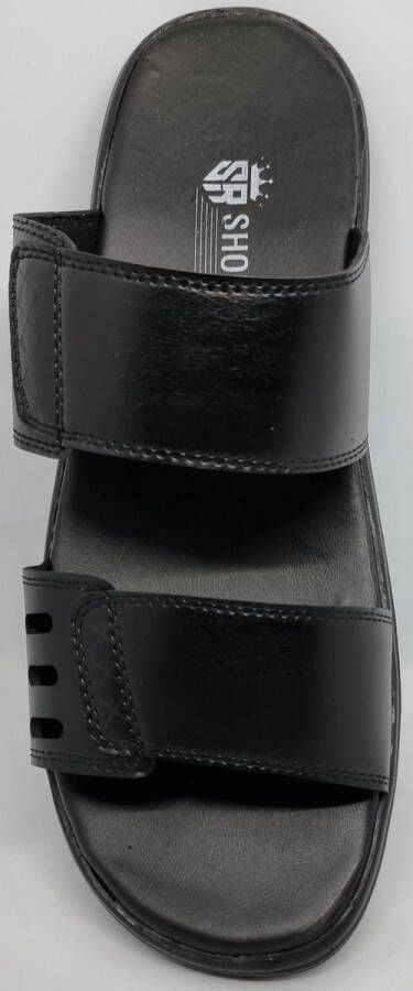 Hitman Schoenen VIVO Heren Slippers Grote Maten Zwart