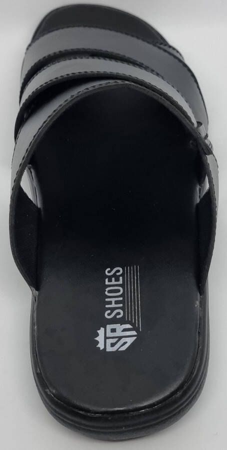 Hitman Schoenen VIVO Heren Slippers Grote Maten Zwart