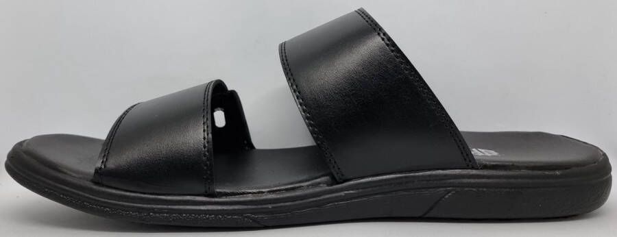 Hitman Schoenen VIVO Heren Slippers Grote Maten Zwart