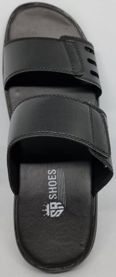 Hitman Schoenen VIVO Heren Slippers Grote Maten Zwart