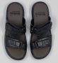 Hitman Schoenen Walking Heren Slippers voor Heren Licht Gewicht Heren Slippers met een Zacht Voetbed Zwart - Thumbnail 3