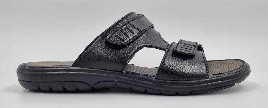 Hitman Schoenen WALKING Heren Slippers Verstelbare Slippers Zwart