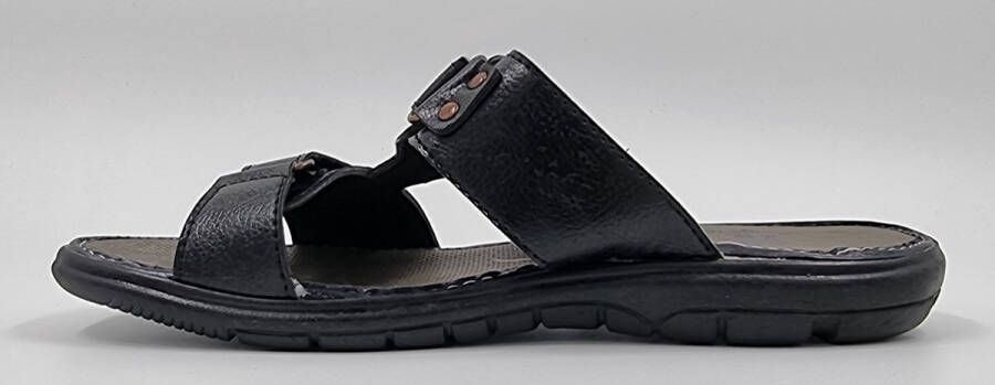 Hitman Schoenen WALKING Heren Slippers Verstelbare Slippers Zwart