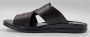 Hitman Schoenen Walking Heren Slippers voor Heren Licht Gewicht Heren Slippers met een Zacht Voetbed Bruin - Thumbnail 4