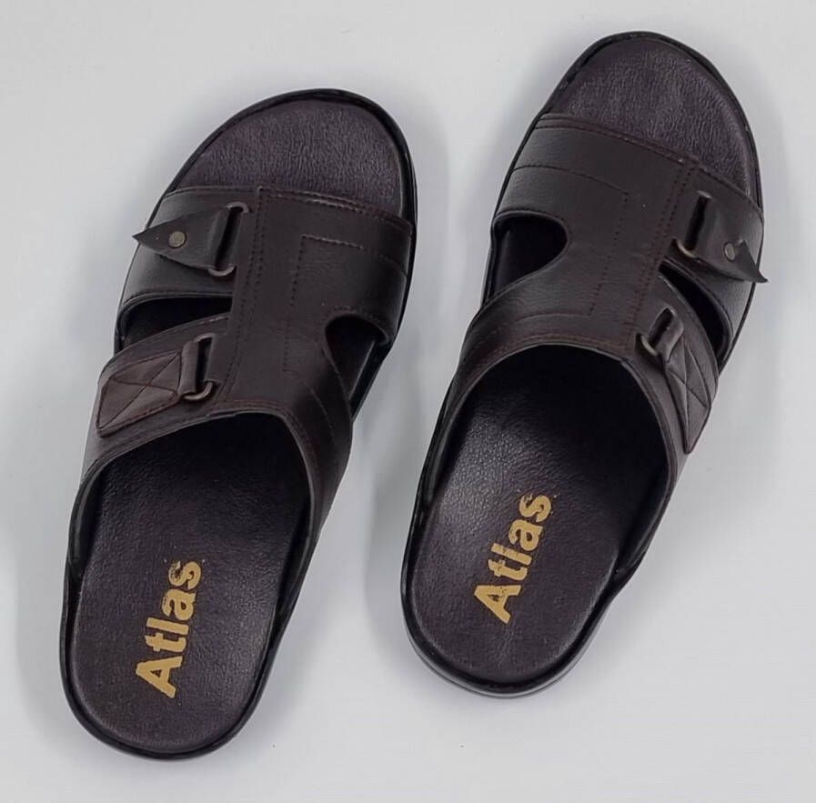 Hitman Schoenen Walking Heren Slippers voor Heren Licht Gewicht Heren Slippers met een Zacht Voetbed Bruin