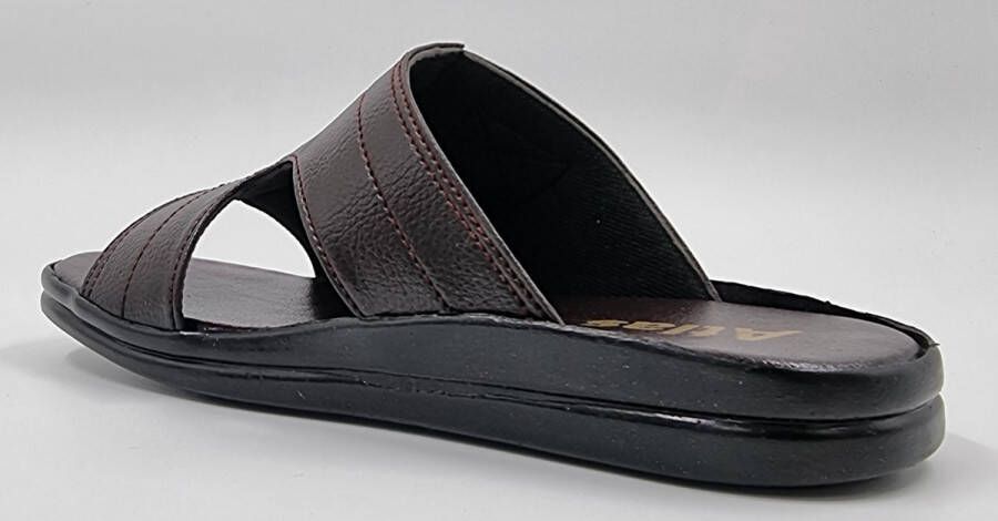Hitman Schoenen Walking Heren Slippers voor Heren Licht Gewicht Heren Slippers met een Zacht Voetbed Bruin