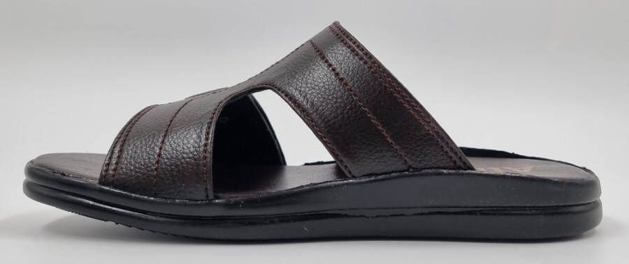 Hitman Schoenen Walking Heren Slippers voor Heren Licht Gewicht Heren Slippers met een Zacht Voetbed Bruin
