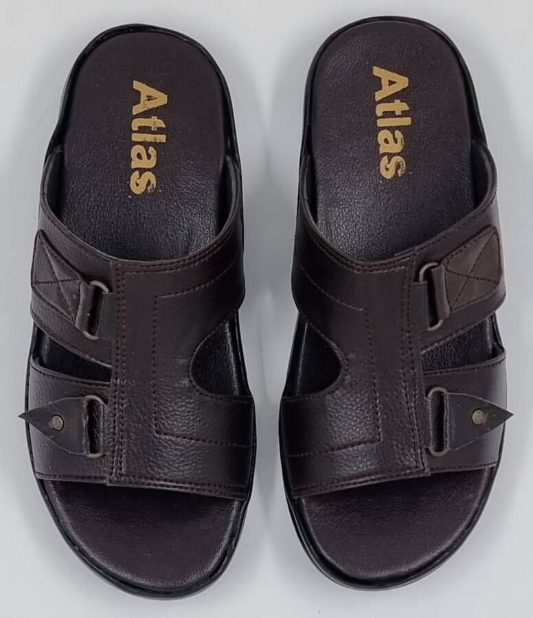 Hitman Schoenen Walking Heren Slippers voor Heren Licht Gewicht Heren Slippers met een Zacht Voetbed Bruin