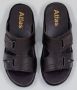Hitman Schoenen Walking Heren Slippers voor Heren Licht Gewicht Heren Slippers met een Zacht Voetbed Bruin - Thumbnail 6