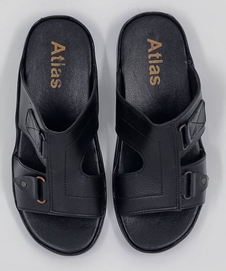 Hitman Schoenen Walking Heren Slippers voor Heren Licht Gewicht Heren Slippers met een Zacht Voetbed Zwart