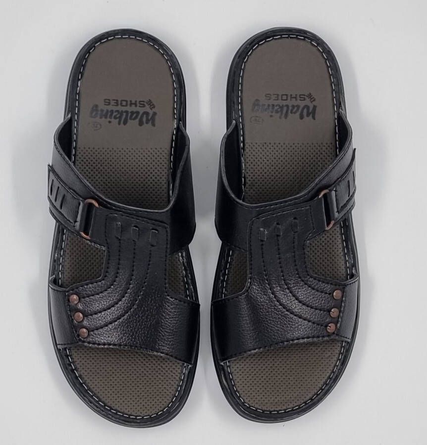 Hitman Schoenen WALKING Heren Slippers Zwart