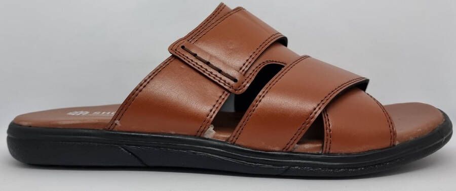 Hitman Schoenen Walking Slippers Heren Licht Gewicht Heren Slippers met een Zacht Voetbed Bruin