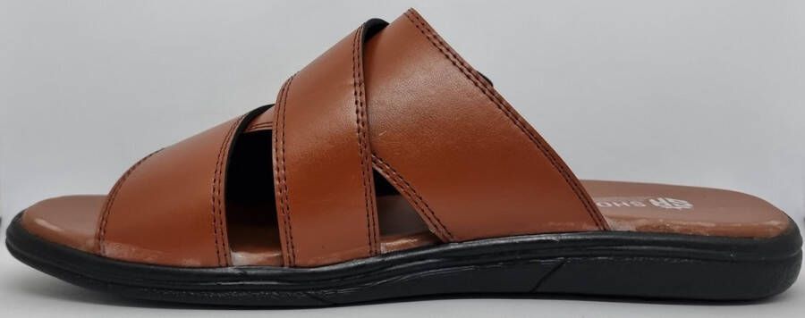 Hitman Schoenen Walking Slippers Heren Licht Gewicht Heren Slippers met een Zacht Voetbed Bruin