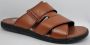 Hitman Schoenen Walking Slippers Heren Licht Gewicht Heren Slippers met een Zacht Voetbed Bruin - Thumbnail 5