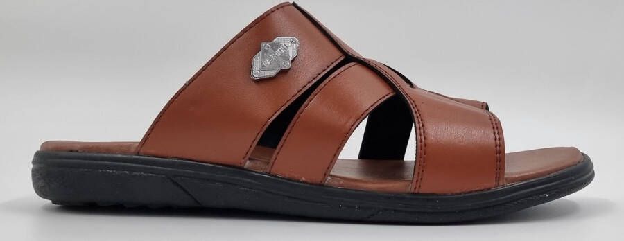 Hitman Schoenen Walking Slippers Heren Licht Gewicht Heren Slippers met een Zacht Voetbed Bruin