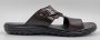Hitman Schoenen Walking Heren Slippers voor Heren Licht Gewicht Heren Slippers met een Zacht Voetbed Ook in Extra Grote Maten Bruin - Thumbnail 22