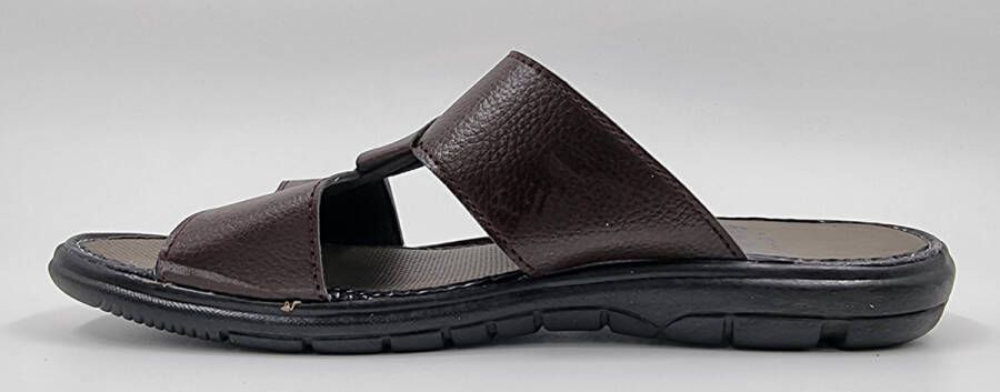 Hitman Schoenen Walking Slippers Heren Licht Gewicht Heren Slippers met een Zacht Voetbed Bruin
