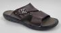 Hitman Schoenen Walking Heren Slippers voor Heren Licht Gewicht Heren Slippers met een Zacht Voetbed Ook in Extra Grote Maten Bruin - Thumbnail 12