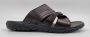 Hitman Schoenen Walking Heren Slippers voor Heren Licht Gewicht Heren Slippers met een Zacht Voetbed Ook in Extra Grote Maten Bruin - Thumbnail 3