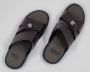 Hitman Schoenen Walking Heren Slippers voor Heren Licht Gewicht Heren Slippers met een Zacht Voetbed Ook in Extra Grote Maten Bruin - Thumbnail 7
