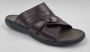 Hitman Schoenen Walking Heren Slippers voor Heren Licht Gewicht Heren Slippers met een Zacht Voetbed Ook in Extra Grote Maten Bruin - Thumbnail 8