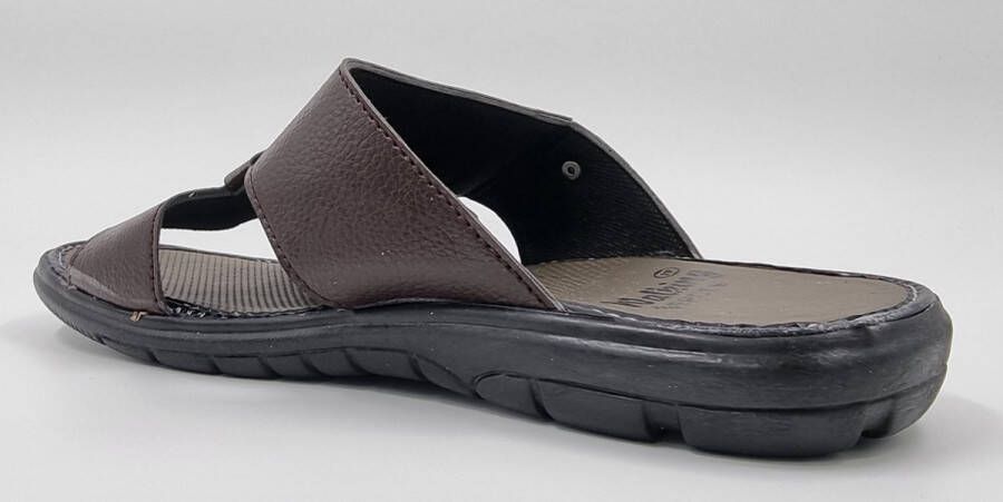 Hitman Schoenen Walking Slippers Heren Licht Gewicht Heren Slippers met een Zacht Voetbed Bruin