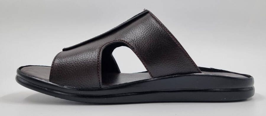 Hitman Schoenen Walking Slippers Heren Licht Gewicht Heren Slippers met een Zacht Voetbed Bruin