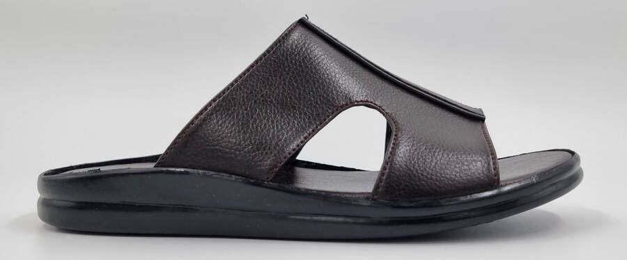 Hitman Schoenen Walking Slippers Heren Licht Gewicht Heren Slippers met een Zacht Voetbed Bruin