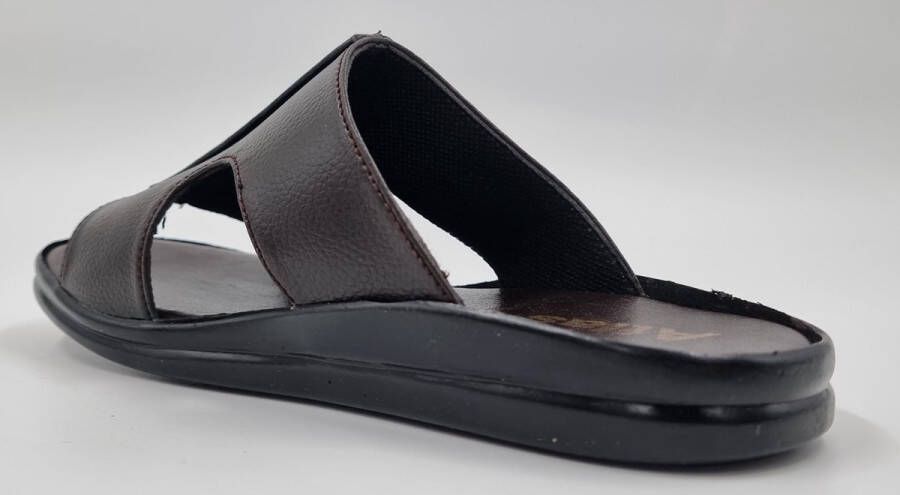 Hitman Schoenen Walking Slippers Heren Licht Gewicht Heren Slippers met een Zacht Voetbed Bruin