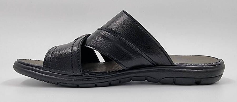 Hitman Schoenen Walking Slippers Heren Licht Gewicht Heren Slippers met een Zacht Voetbed Zwart