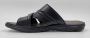 Hitman Schoenen Walking Heren Slippers voor Heren Licht Gewicht Heren Slippers met een Zacht Voetbed Ook in Extra Grote Maten Zwart - Thumbnail 17