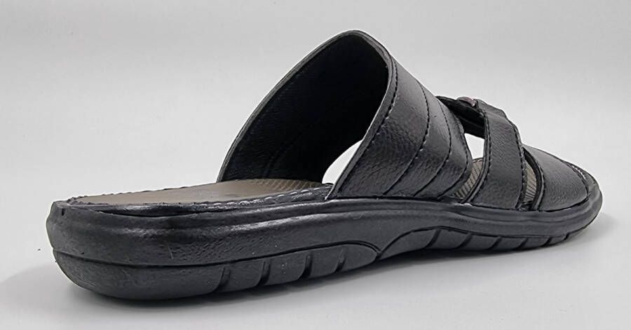 Hitman Schoenen Walking Slippers Heren Licht Gewicht Heren Slippers met een Zacht Voetbed Zwart