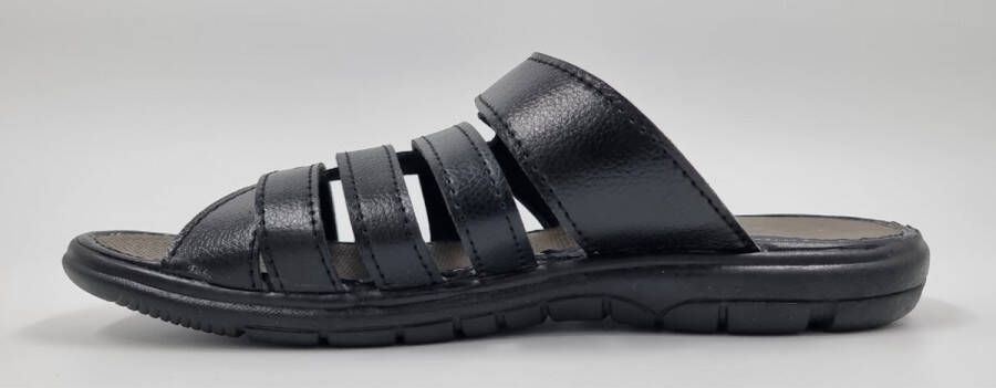 Hitman Schoenen Walking Slippers Heren Licht Gewicht Heren Slippers met een Zacht Voetbed Zwart
