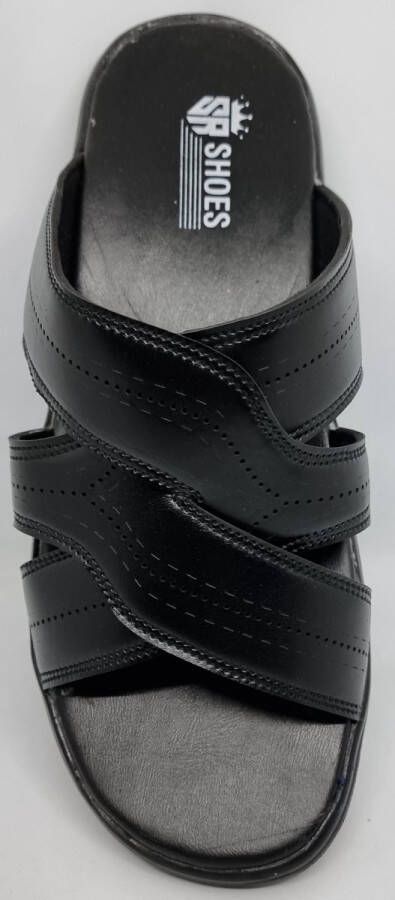 Hitman Schoenen Walking Slippers Heren Licht Gewicht Heren Slippers met een Zacht Voetbed Zwart