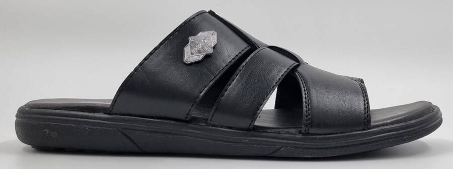 Hitman Schoenen Walking Slippers Heren Licht Gewicht Heren Slippers met een Zacht Voetbed Zwart