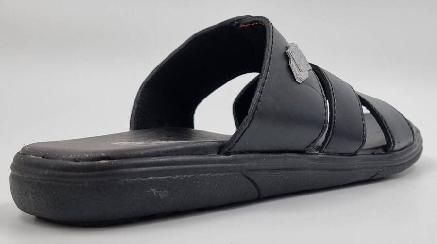 Hitman Schoenen Walking Slippers Heren Licht Gewicht Heren Slippers met een Zacht Voetbed Zwart