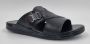 Hitman Schoenen Walking Heren Slippers voor Heren Licht Gewicht Heren Slippers met een Zacht Voetbed Zwart - Thumbnail 16