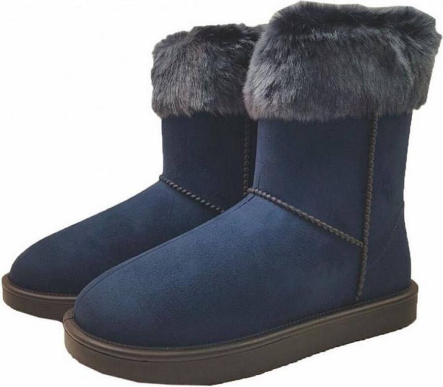 HKM all weather boots Davos Fur donkerblauw - Foto 2
