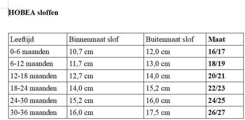 Hobea babyslofjes piraat zwart