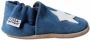 Hobea Babyslofjes suede blauw met witte ster - Thumbnail 3
