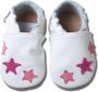 Hobea Babyslofjes wit met roze sterren - Thumbnail 5