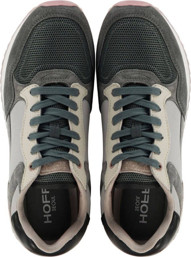 Hoff Sneakers Dames Lage sneakers Damesschoenen Suède Seoul Taupe